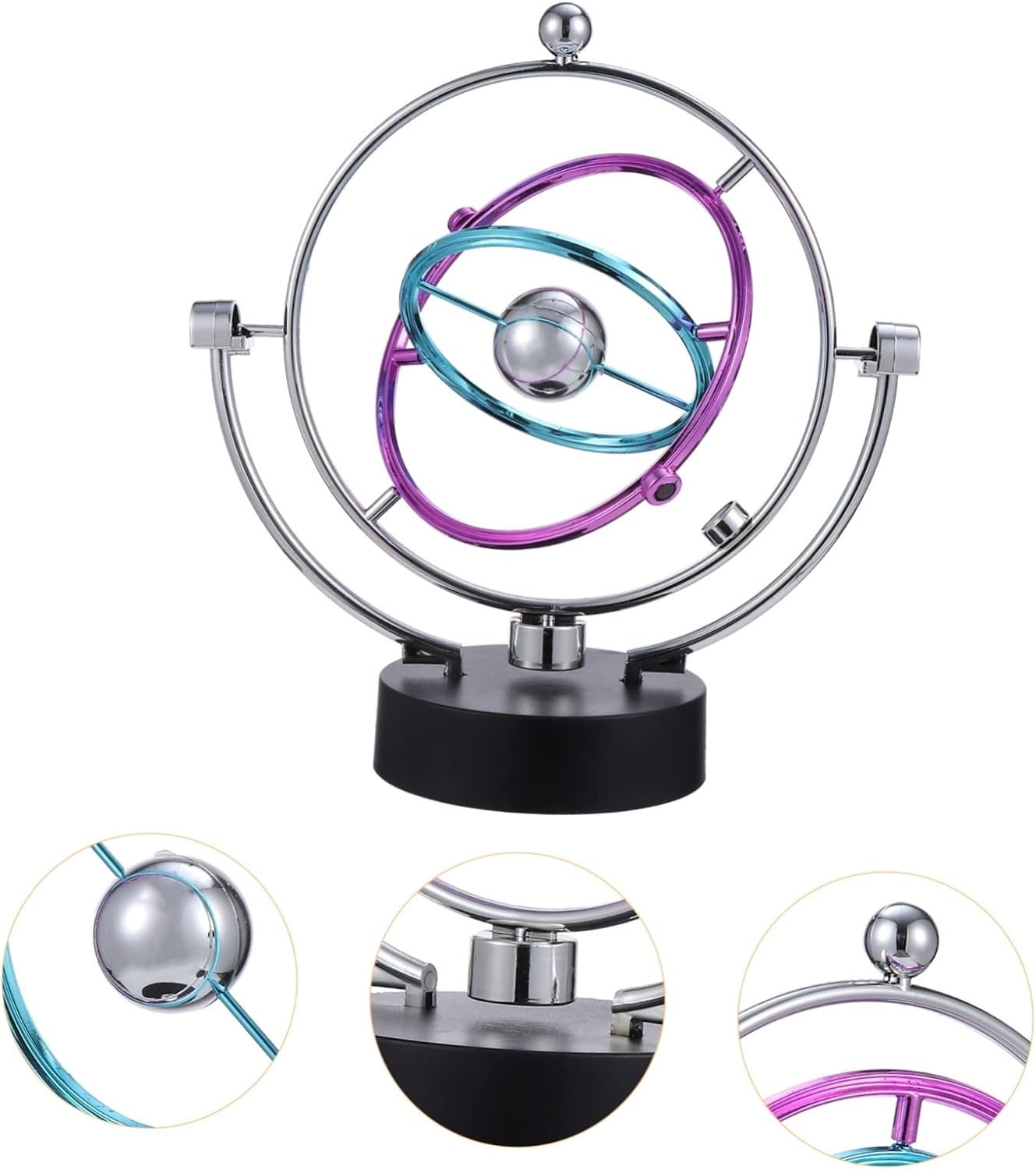 SUPVOX 1 PC Di Perpetuo Gadget Tecnologici Per Uomini Giocattoli Di Sabbia Giocattoli Da Scrivania Solare Decorazione Globo A Levitazione Magnetica Piccolo - Image 8