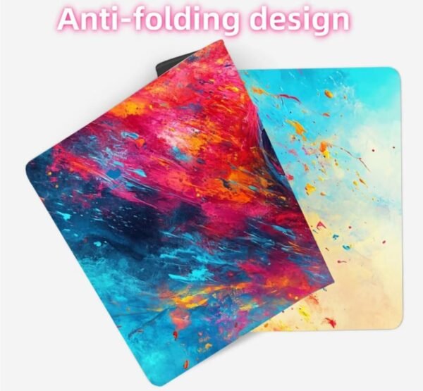 Tappetino Mouse XXL 1600x800mm, Colore Tappetino Mouse Calcio Motivo, Mousepad con Base in Gomma Antiscivolo e Bordi Cuciti, impermeabile, Lavabile, Pieghevole, Gaming Ufficio Accessori,Model631 - Image 5