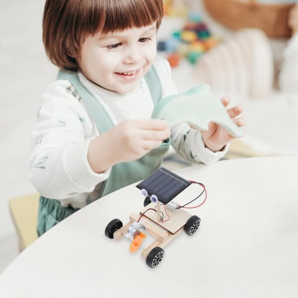 Veemoon Di Auto Fai Da Te Assemblato Auto Solare Set Da Gioco Per Esperimenti Scientifici Set Di Esperimenti Educativi Per E Gadget Kit In Legno Per Lavoretti Per Bambini Set Di - Image 4