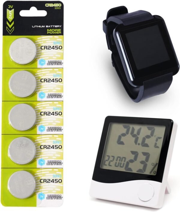 YUGSHNKFC 5/10 CR2450 3V Batterie A Moneta Litio capacità Batteria CR2450 per Tasto Auto E Dispositivi Elettronici - Image 4