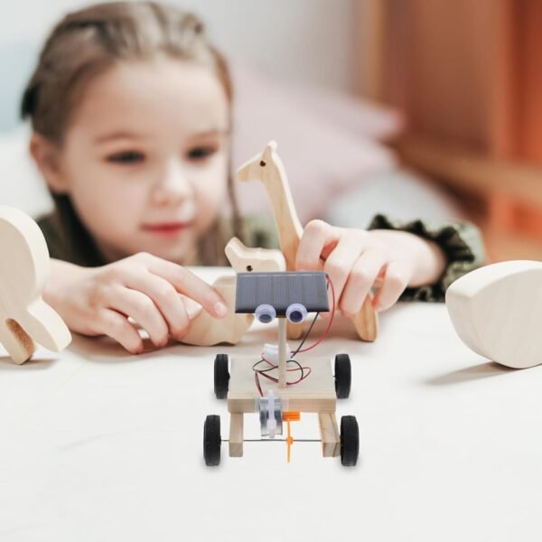 Veemoon Di Auto Fai Da Te Assemblato Auto Solare Set Da Gioco Per Esperimenti Scientifici Set Di Esperimenti Educativi Per E Gadget Kit In Legno Per Lavoretti Per Bambini Set Di - Image 7