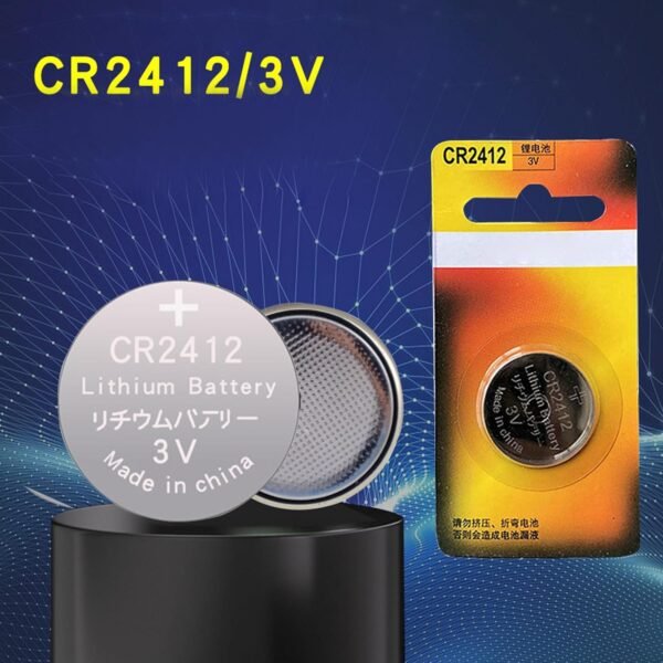 YUGSHNKFC CR2412 BATTERIE BATTANI LITITIO 3V Batteria CELLA CELLA per Chiavi Auto Dispositivi Elettronici per Auto Controlla - Image 3
