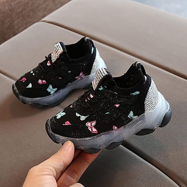 Generico Sportschuhe da Bambina e Ragazzo Scarpe LED con Luci per Ginnastica Luminose Primavera/Estate Colorato Scuola Ragazze Sneakers Comode Running Corsa Regali Bambini - Image 2