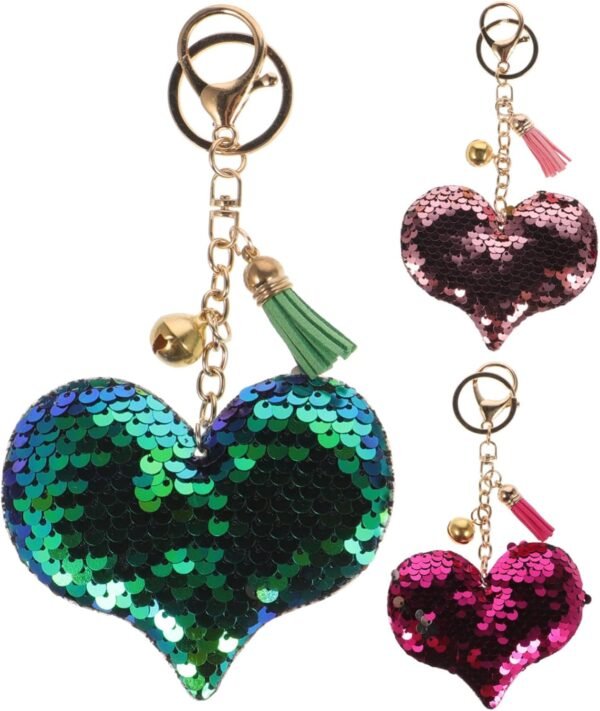 DEARMAMY elegante portachiavi passamanerie Decorazione per chiavi Portachiavi squisiti e accattivanti regali per ragazze reversibile portachiavi per bambini portachiavi ragazza