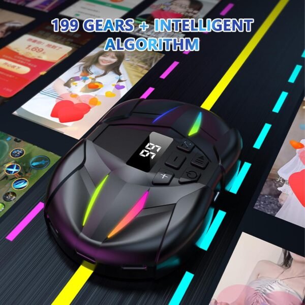 Schermata Clicker Auto - Dispositivo Tap programmabile per Giochi, trasmissioni in Diretta e automazione delle attività | Simulatore di sul Regolabile per dispositivi mobili, Ideale per Le e - Image 5