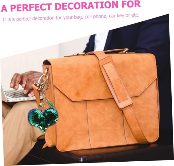 DEARMAMY elegante portachiavi passamanerie Decorazione per chiavi Portachiavi squisiti e accattivanti regali per ragazze reversibile portachiavi per bambini portachiavi ragazza - Image 8
