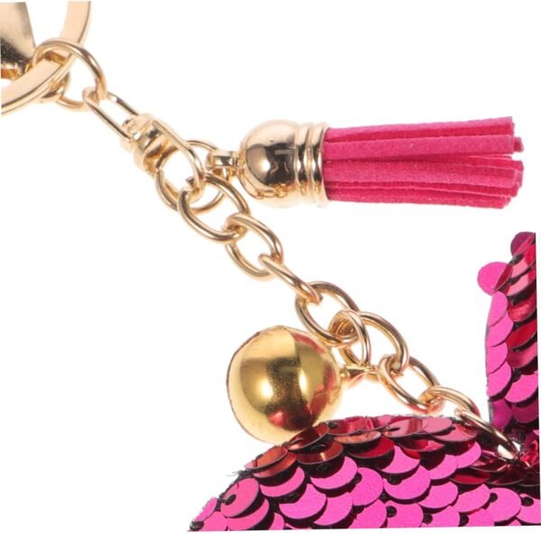 DEARMAMY elegante portachiavi passamanerie Decorazione per chiavi Portachiavi squisiti e accattivanti regali per ragazze reversibile portachiavi per bambini portachiavi ragazza - Image 2