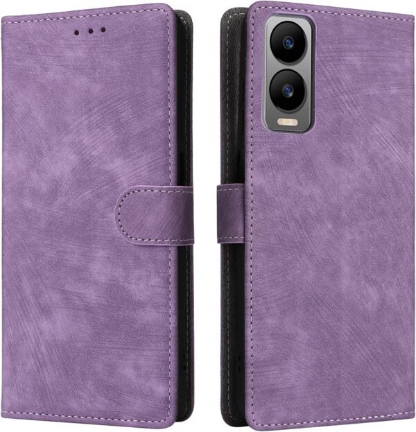 BELLA BEAR Cover Cricket Debut S3, (Tecnologia di Blocco RFID) Custodia per Cricket Debut S3, Custodia Cricket Debut S3 con (Supporto Scheda) (Funzione Kickstand)-Viola - Image 6