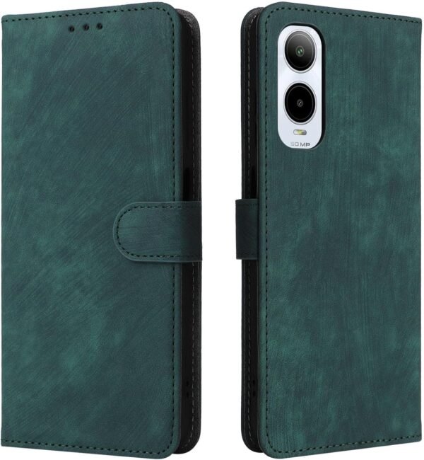 BELLA BEAR Cover Cricket Icon 6, (Tecnologia di Blocco RFID) Custodia per Cricket Icon 6, Custodia Cricket Icon 6 con (Supporto Scheda) (Funzione Kickstand)-Verde - Image 6