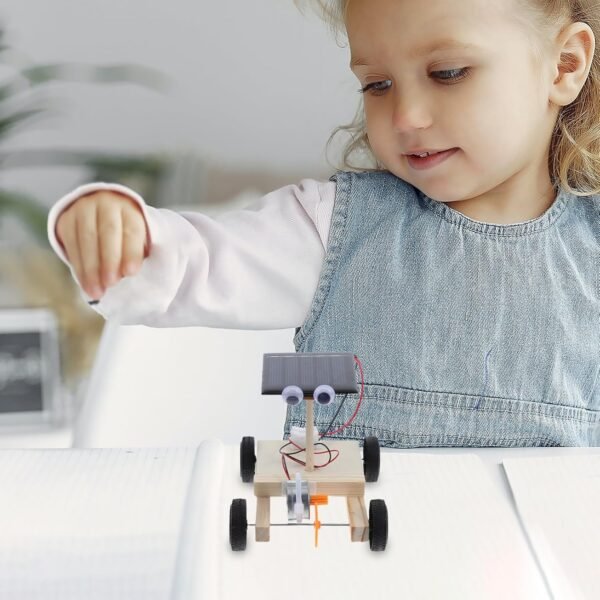 Veemoon Di Auto Fai Da Te Assemblato Auto Solare Set Da Gioco Per Esperimenti Scientifici Set Di Esperimenti Educativi Per E Gadget Kit In Legno Per Lavoretti Per Bambini Set Di - Image 8