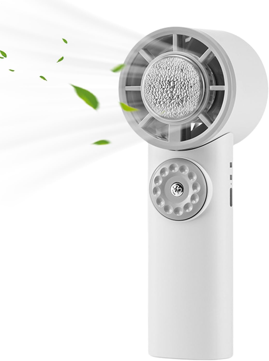 Kasmole Ventilatore Rinfrescante Con Ghiaccio | Ventilatore Personale Ricaricabile USB,Dispositivo Di Raffreddamento Silenzioso Ricaricabile USB per Casa Campeggio Interni Lavori Viaggio Spiaggia - Image 9