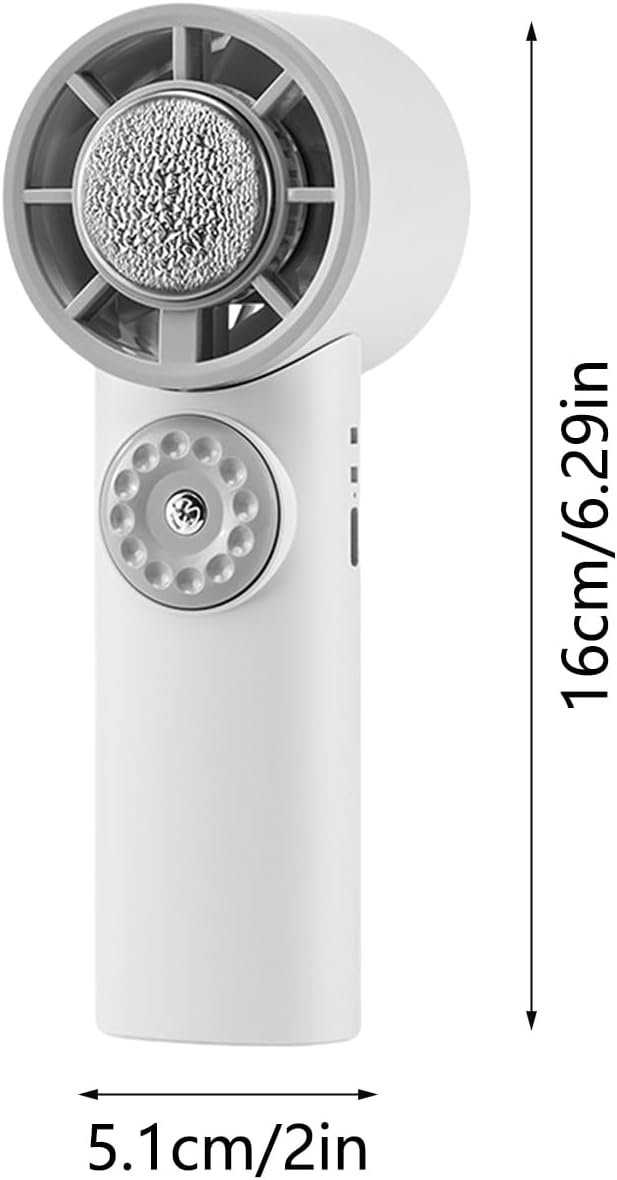 Kasmole Ventilatore Rinfrescante Con Ghiaccio | Ventilatore Personale Ricaricabile USB,Dispositivo Di Raffreddamento Silenzioso Ricaricabile USB per Casa Campeggio Interni Lavori Viaggio Spiaggia - Image 6