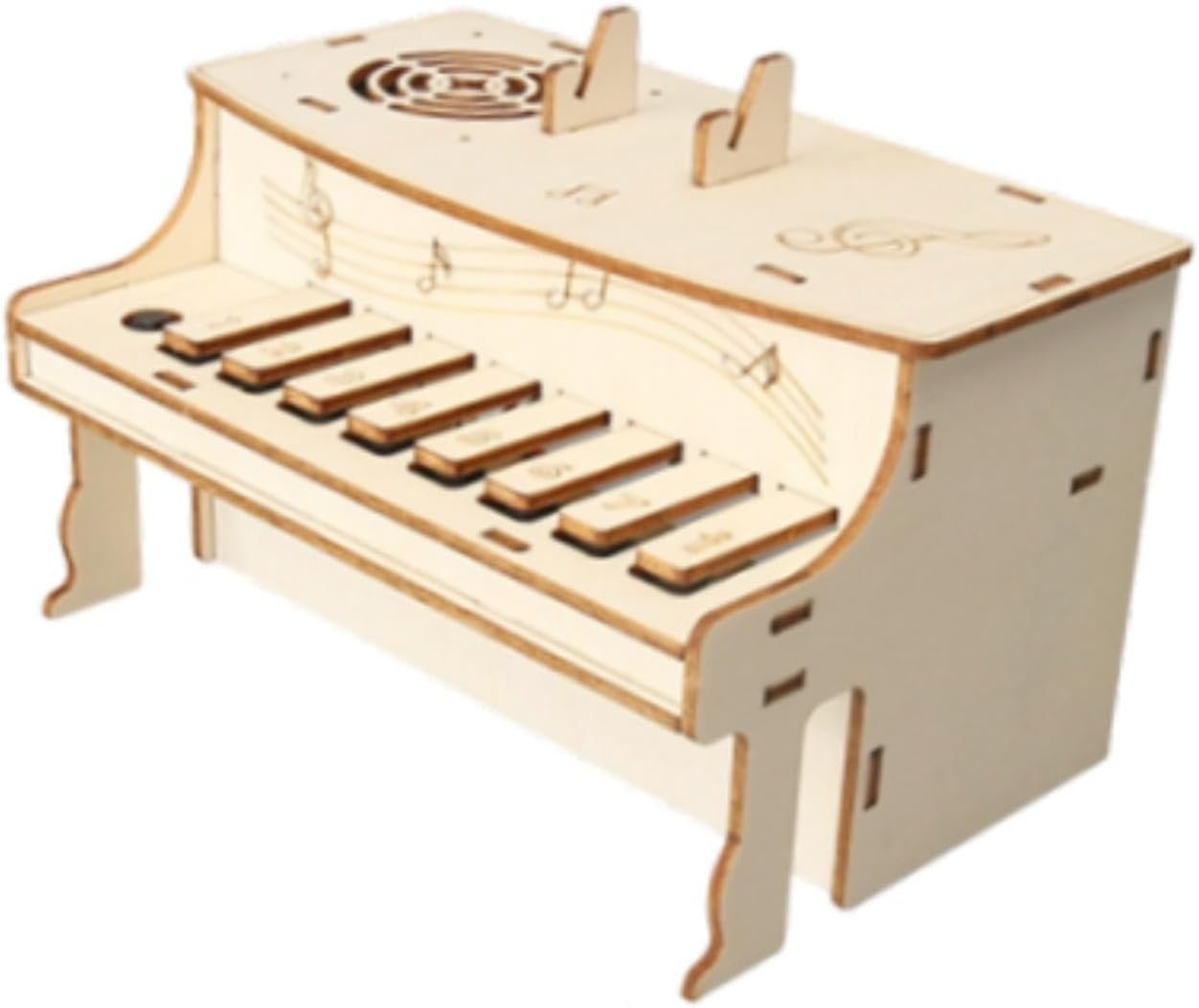 TTETTZ Kit di Montaggio per Modello di Pianoforte Elettrico per Bambini, Giocattolo Didattico Scientifico, Progetto Creativo