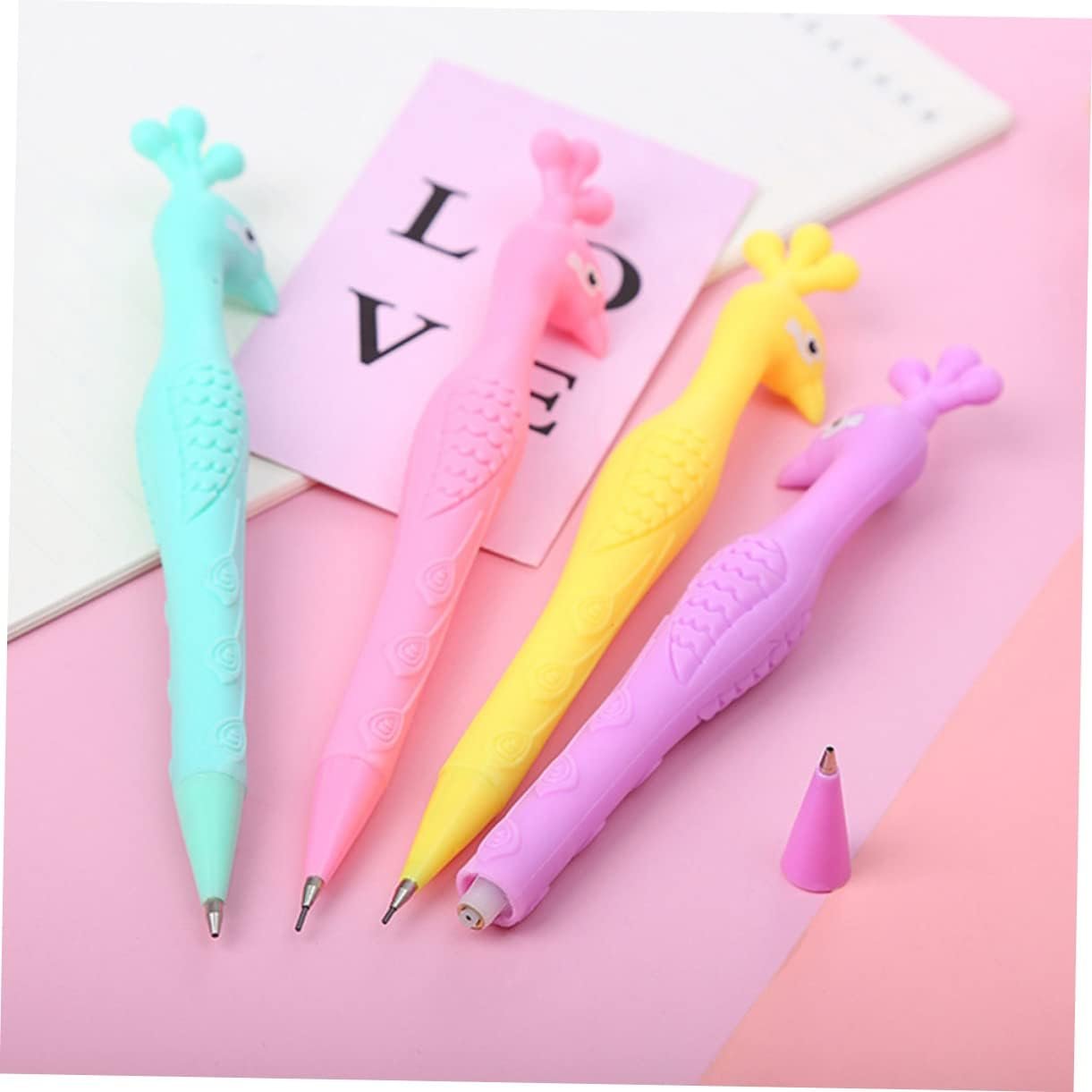 HOODANCOS 12 pezzi MECCHIO MECCHIO MECCHIO MECCANICO 0,7 Pencil Conveniente Bambini Scrittura Penne Marcatori Metallici Matite per bambini Disegno meccanico Matita Addominali colorati - Image 6