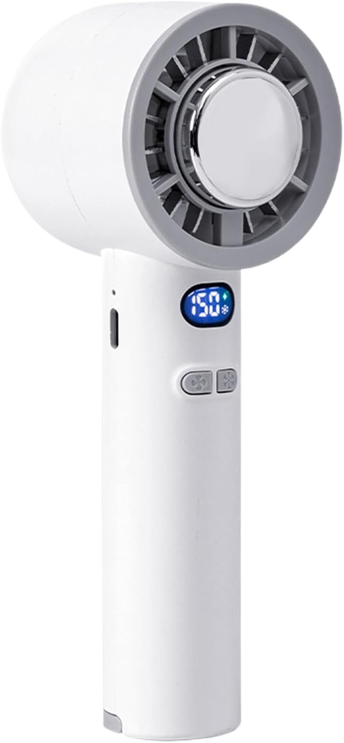Generico Ventilatore Portatile - Ventilatore Personale per Raffreddamento Portatile | di Raffreddamento Velocità Regolabile con Display LED per Uso Esterno Spiaggia e Viaggio - Image 8