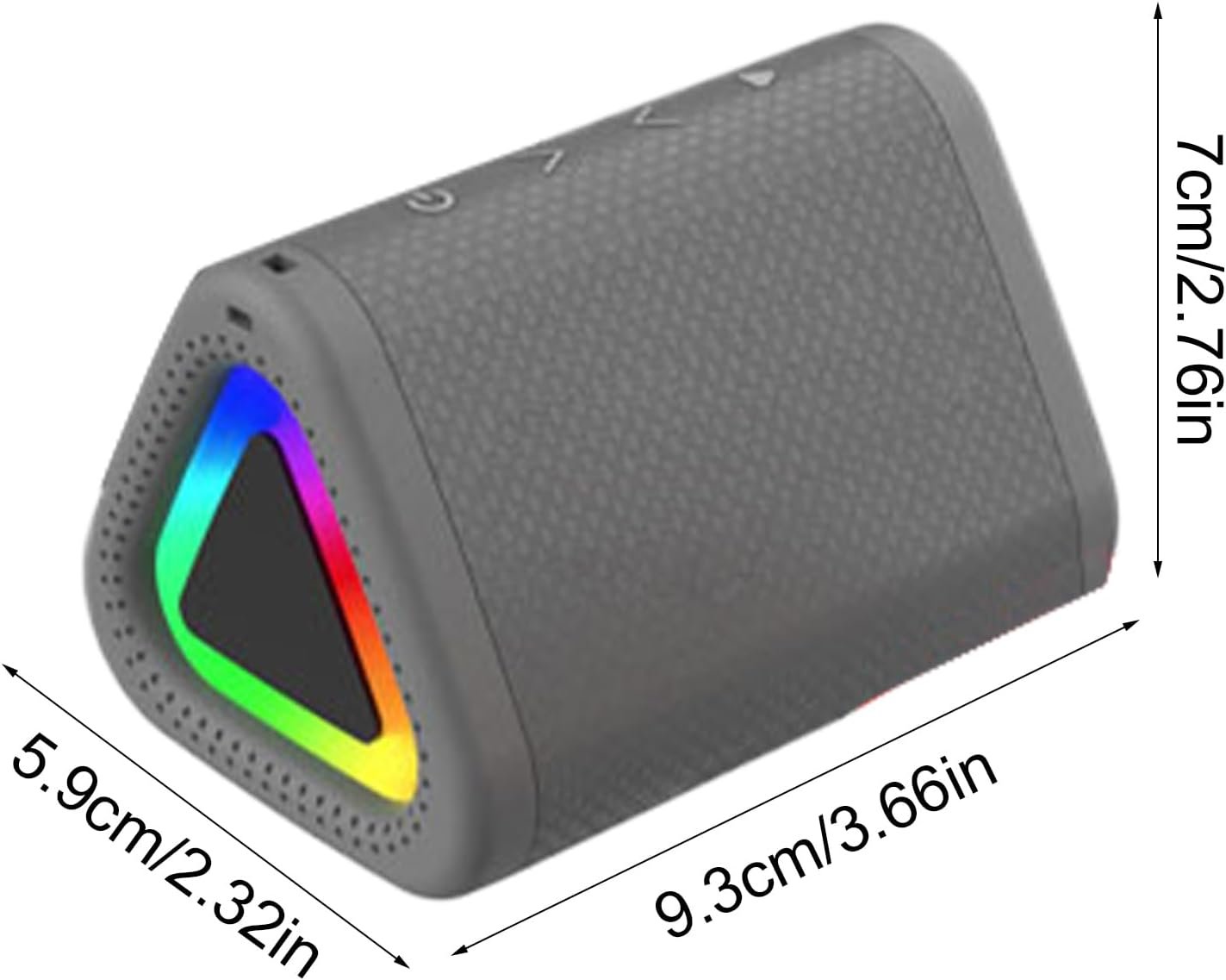 Besreey Altoparlanti Portatili Senza Fili,Altoparlanti Wireless Esterno Con Luci RGB | Tecnologia Controllo Tattile Con Lunga Durata Batteria e Illuminazione Regolabile per Ufficio Casa Viaggio Feste - Image 5