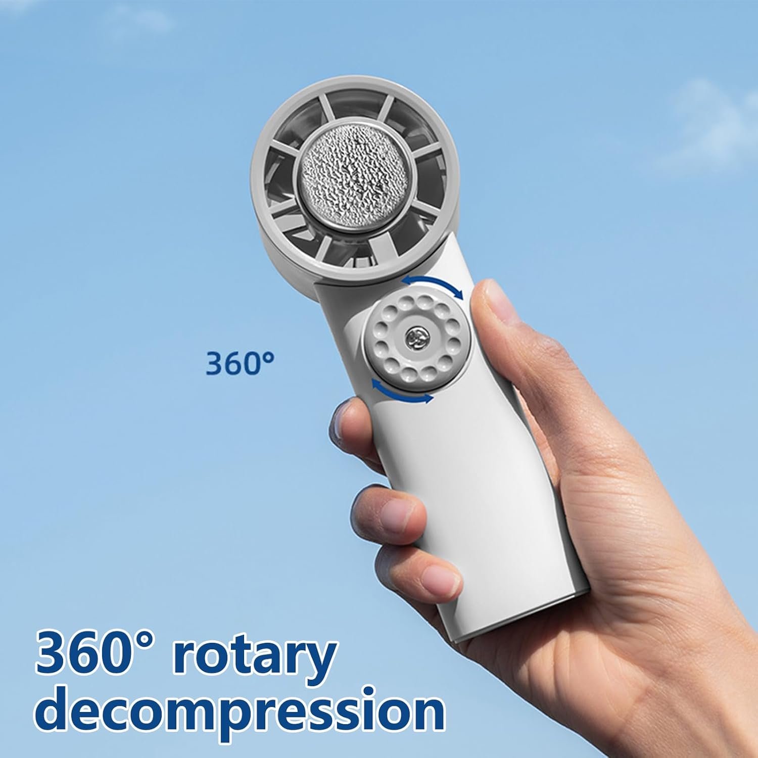 Kasmole Ventilatore Rinfrescante Con Ghiaccio | Ventilatore Personale Ricaricabile USB,Dispositivo Di Raffreddamento Silenzioso Ricaricabile USB per Casa Campeggio Interni Lavori Viaggio Spiaggia - Image 4