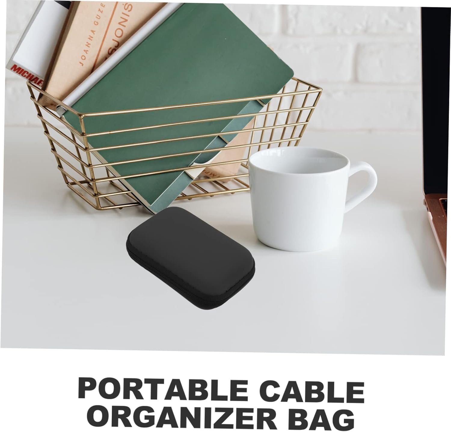 Hoement 8 Pezzi Borsa Organizer Portatile Per Cavi Elettronica Piccola Custodia Per Gadget Viaggio All'aperto - Image 9