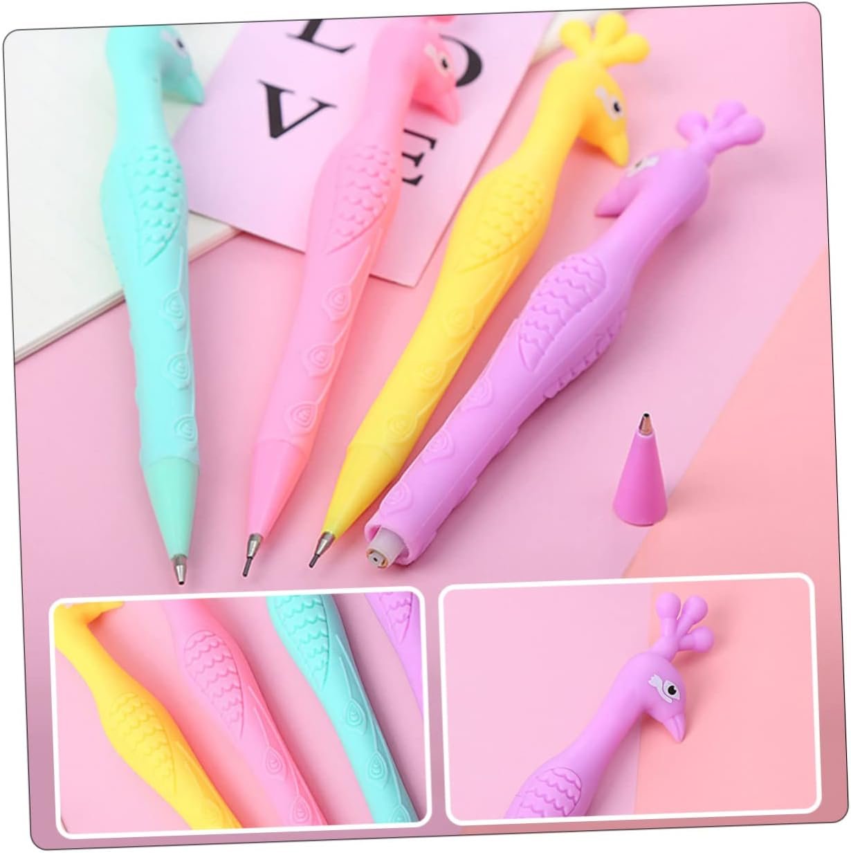 HOODANCOS 12 pezzi MECCHIO MECCHIO MECCHIO MECCANICO 0,7 Pencil Conveniente Bambini Scrittura Penne Marcatori Metallici Matite per bambini Disegno meccanico Matita Addominali colorati - Image 8