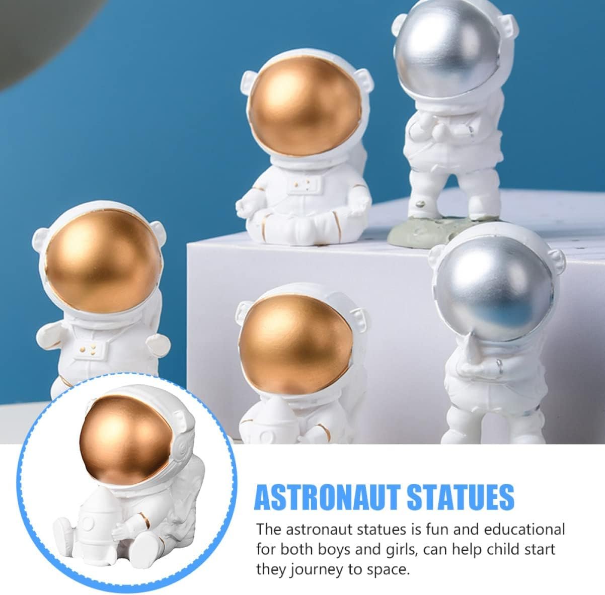 GOOHOCHY Statuetta Resina per Decorazioni da Scrivania Gadget per Tema per Appassionati e Tecnologia - Image 5