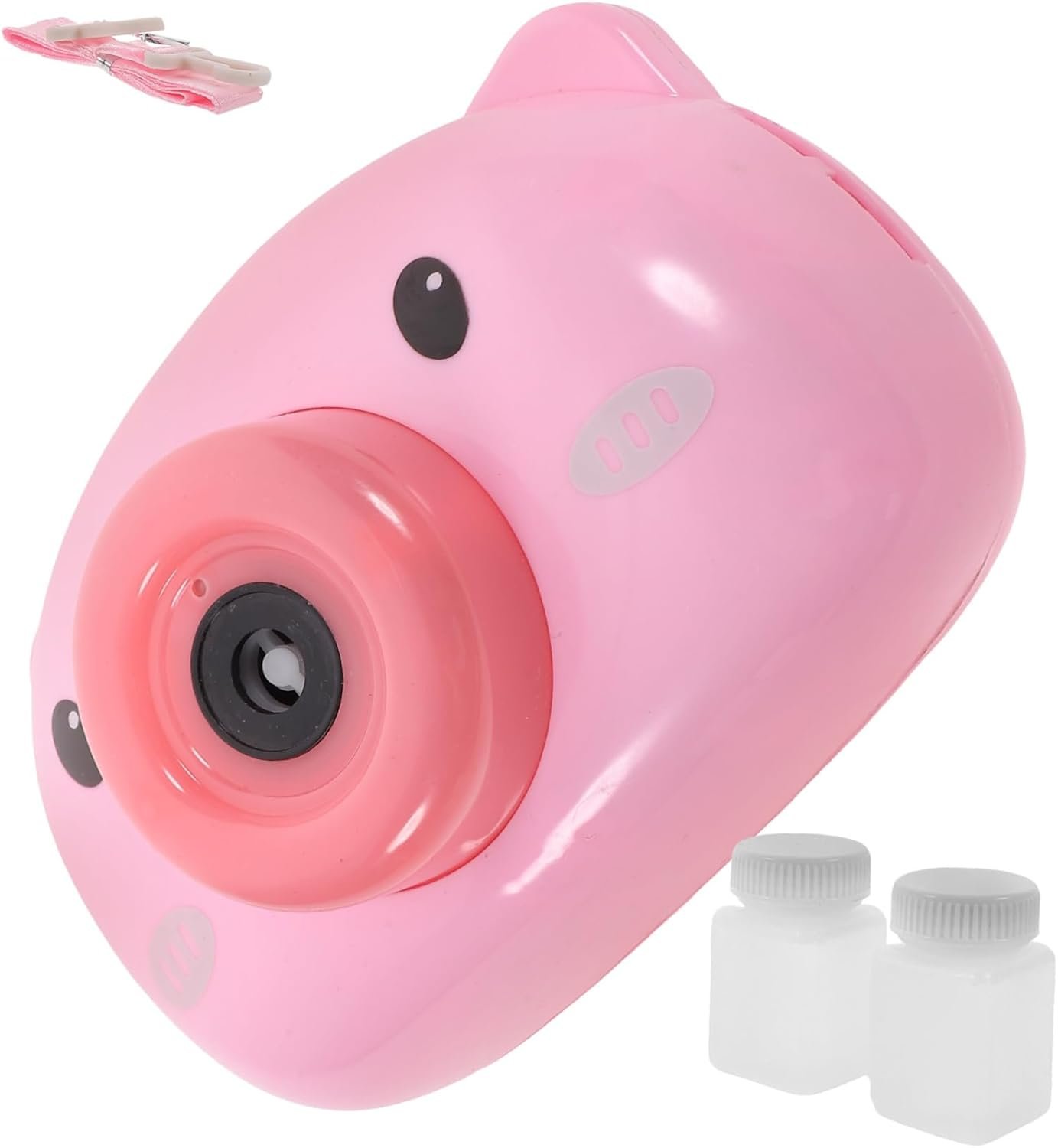 Vaguelly Set Di Macchine Per Bolle Elettriche Per Bambini Ragazze Amici Giocattolo Per Bolle Di Cartone Animato A Forma Di Maialino Per Feste