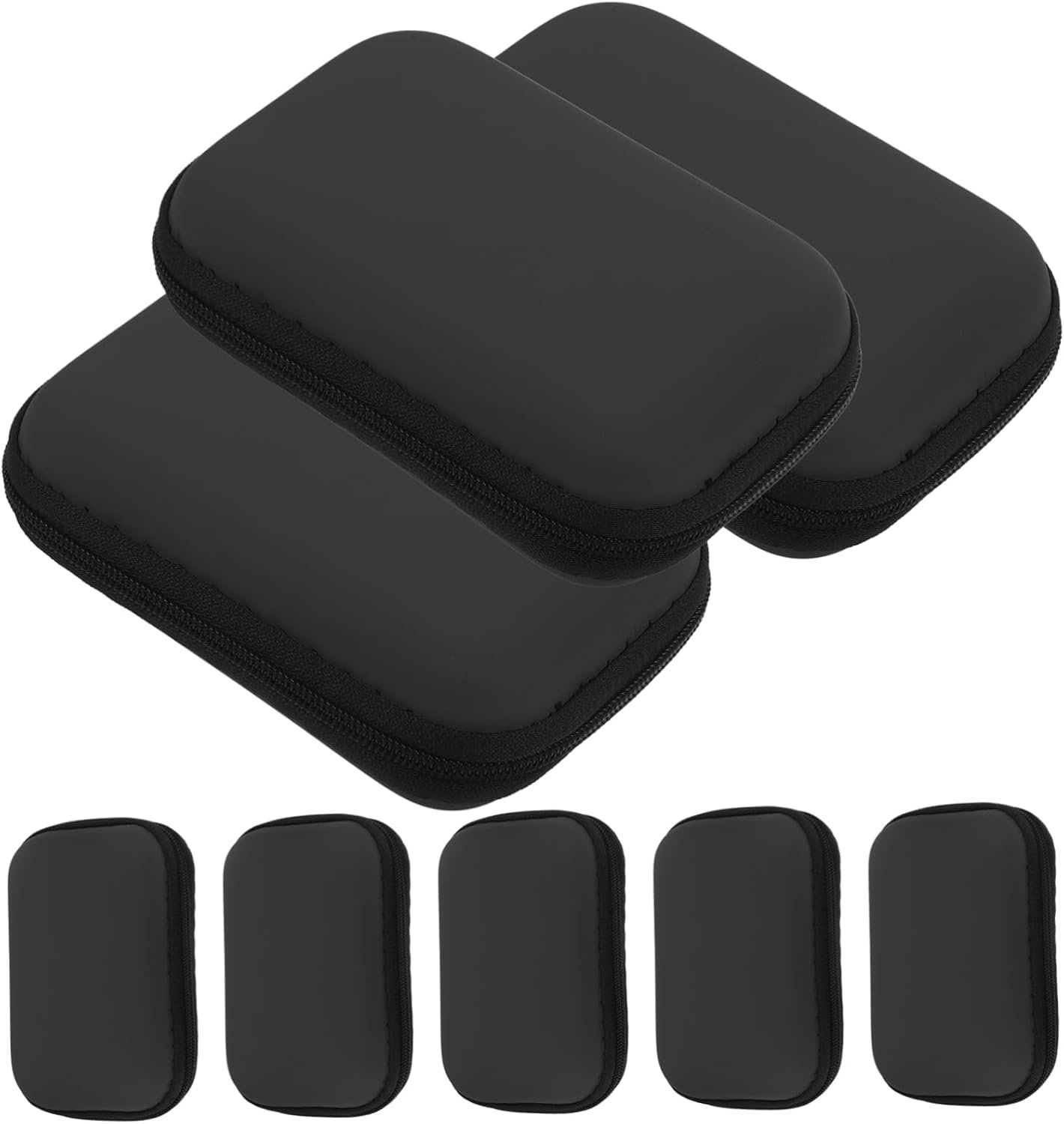 Hoement 8 Pezzi Borsa Organizer Portatile Per Cavi Elettronica Piccola Custodia Per Gadget Viaggio All'aperto