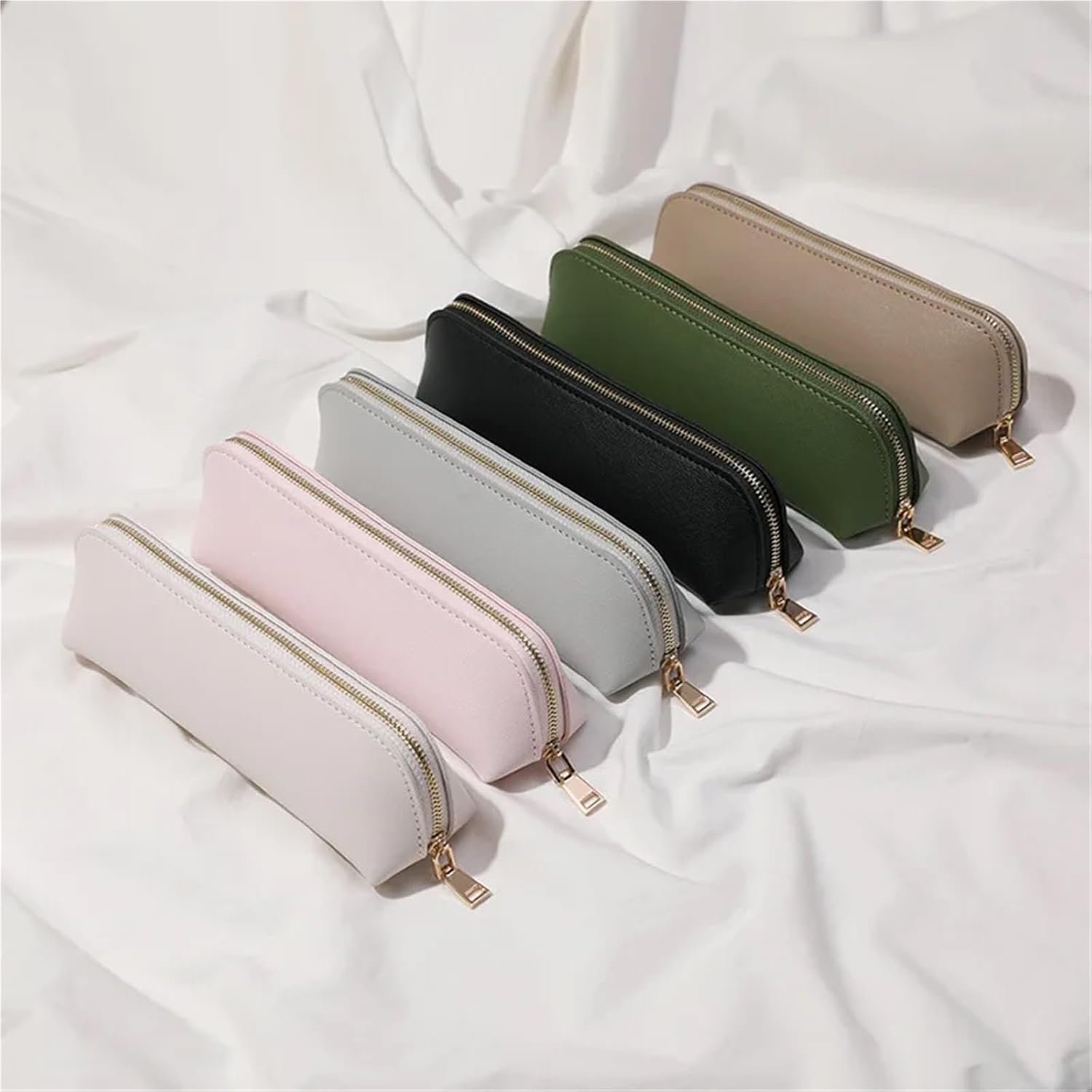 SDGBCXD Astuccio per matite, 1 Astuccio portapenne in Pelle, Piccolo Astuccio portapenne in Pelle, Astuccio portapenne for Ufficio, for la Scuola(Black) - Image 5