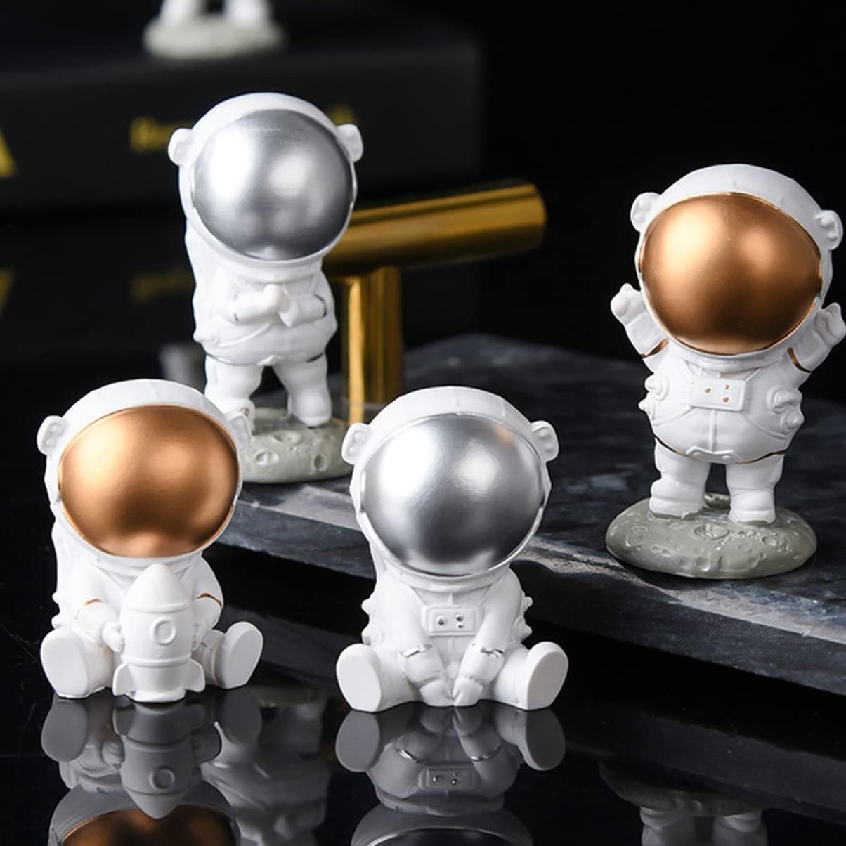 GOOHOCHY Statuetta Resina per Decorazioni da Scrivania Gadget per Tema per Appassionati e Tecnologia - Image 8