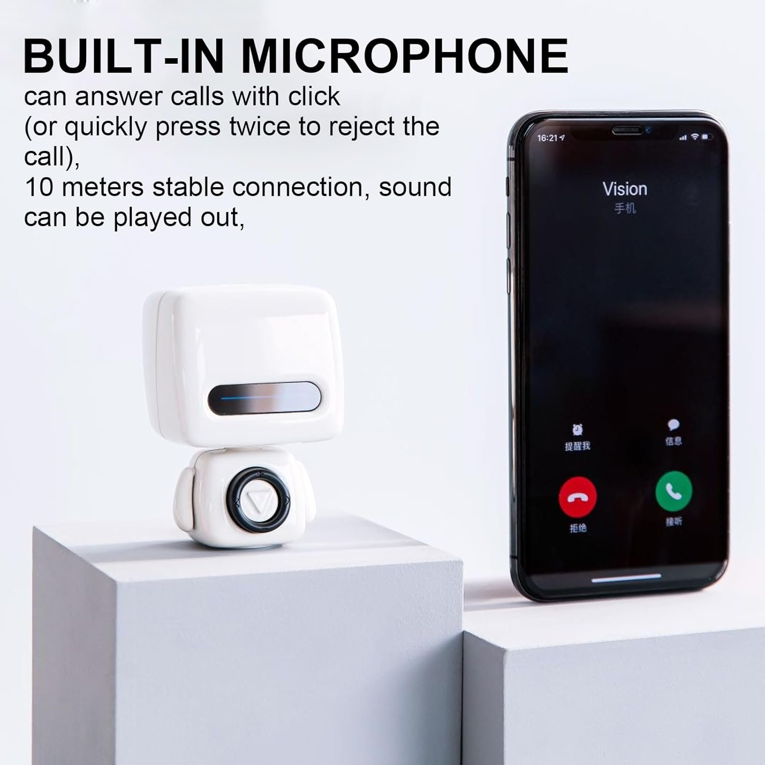 Altoparlanti portatili, altoparlante wireless portatile per esterni, gadget tecnologici compatti con suono stereo, decorazione per la casa per studio auto doccia - Image 3