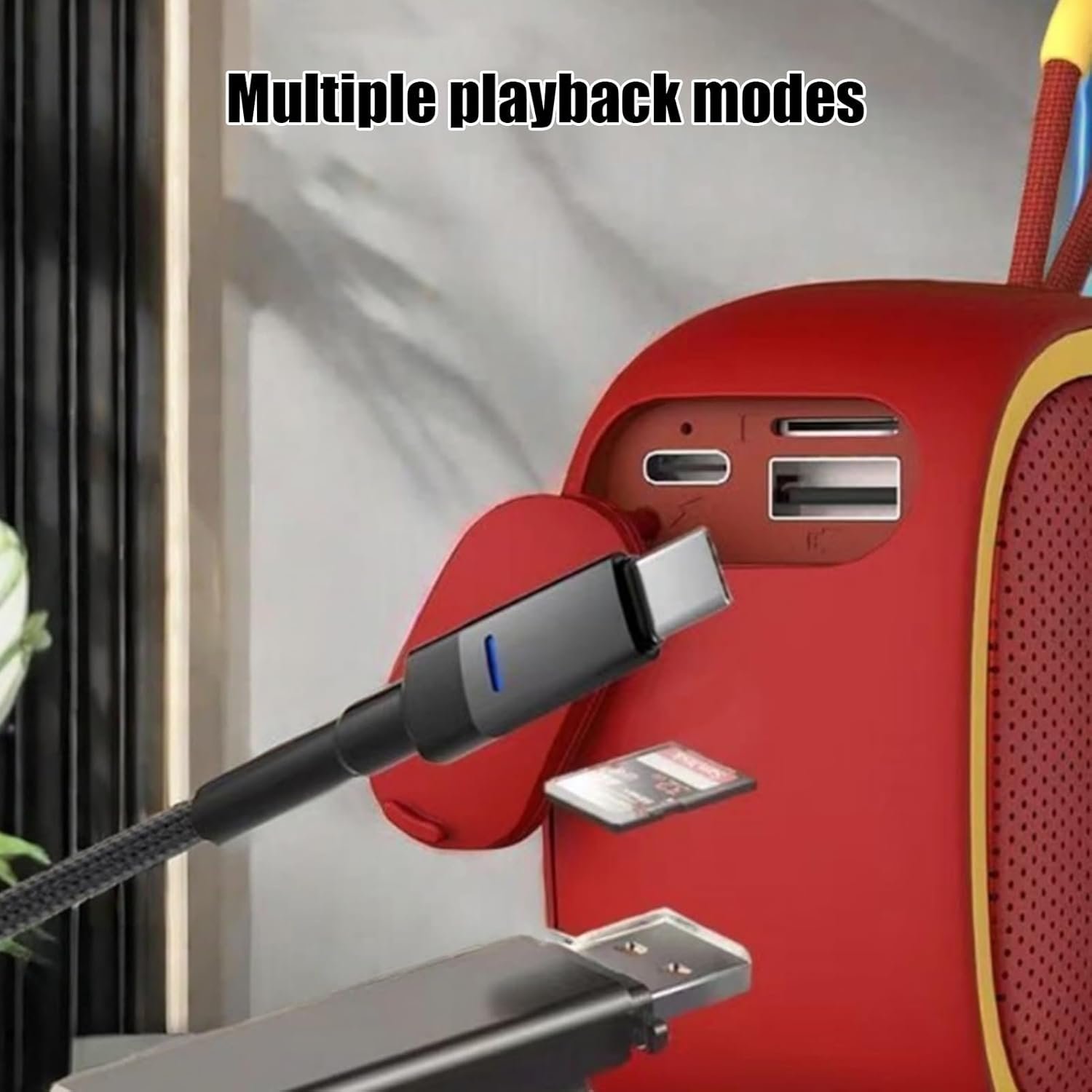Altoparlante portatile senza fili | Gadget elettronici con suono stereo, gadget tecnologici leggeri per bagno, ascolto cucina - Image 8
