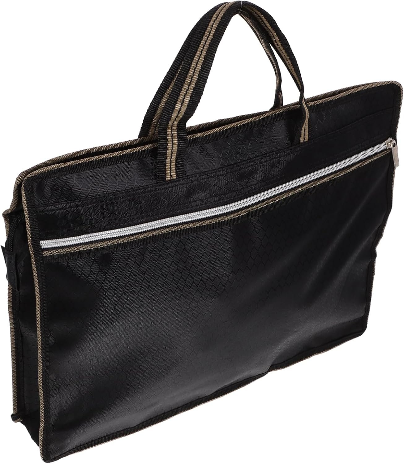 KICHOUSE Borsa Porta Documenti Oxford con Cerniera Custodia Portatile per File Documenti per Ufficio Viaggi Design Pratico Funzionale