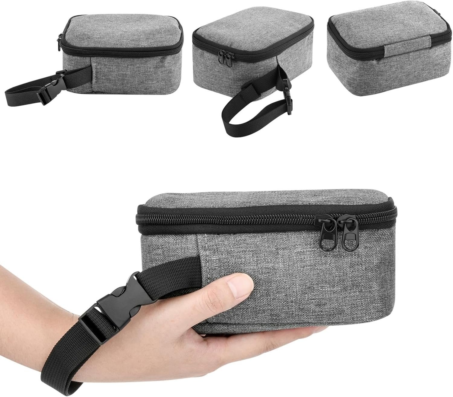 Rukjmqi Custodia da viaggio per organizer per dispositivi elettronici, Organizer per caricabatterie per dispositivi elettronici,Borsa per cavo dati da viaggio Organizzatore di gadget USB - Custodia - Image 6