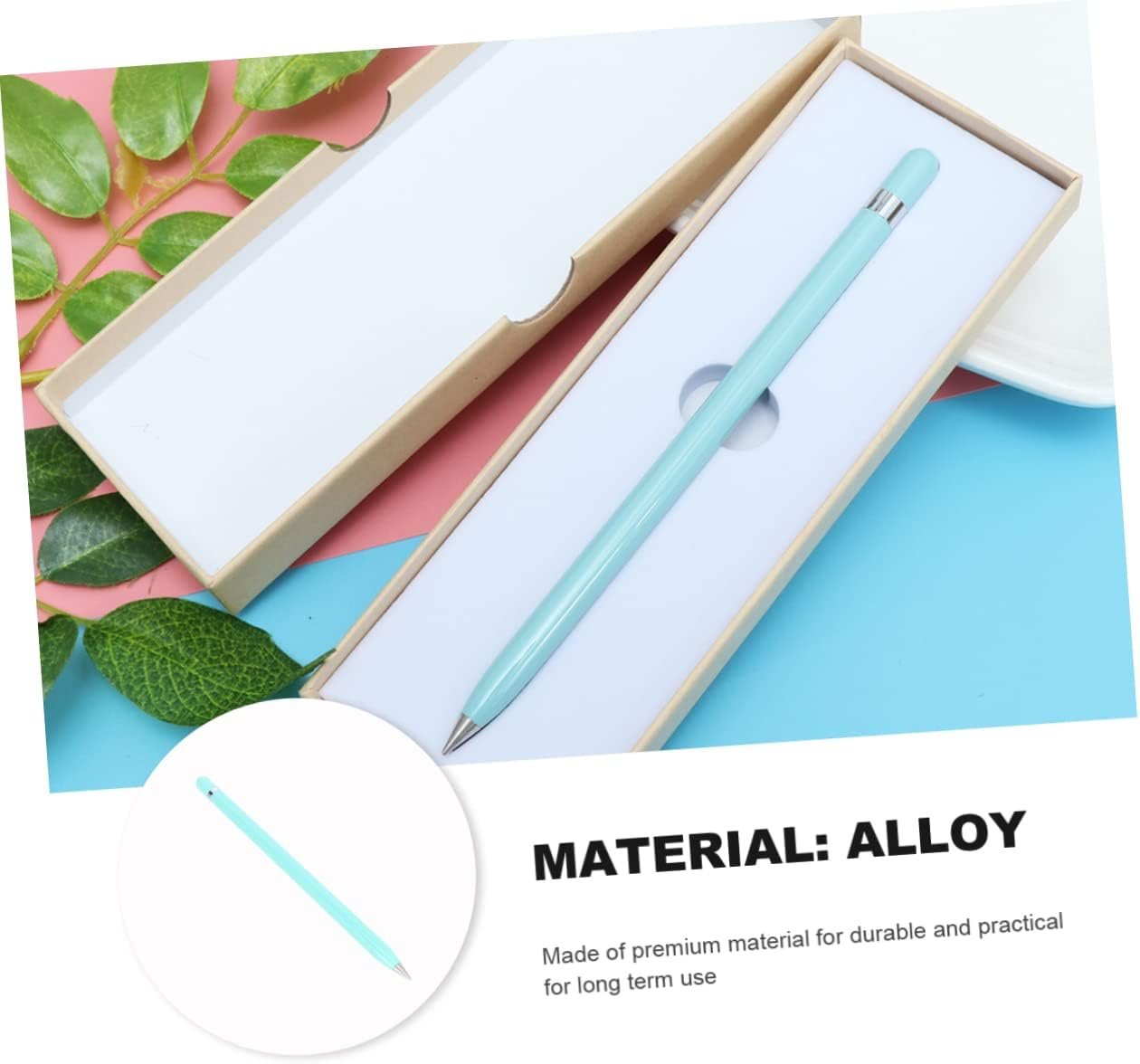 NUOBESTY matite meccaniche matite automatiche che disegnano matite senza per shool da ufficio azzurro - Image 4