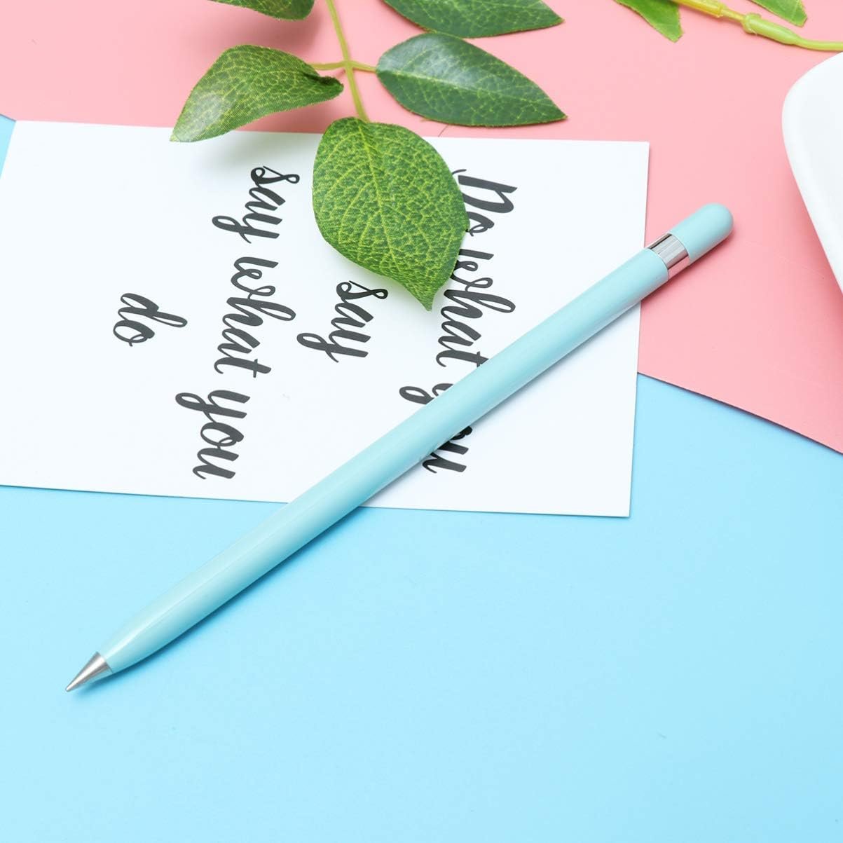 NUOBESTY matite meccaniche matite automatiche che disegnano matite senza per shool da ufficio azzurro - Image 2