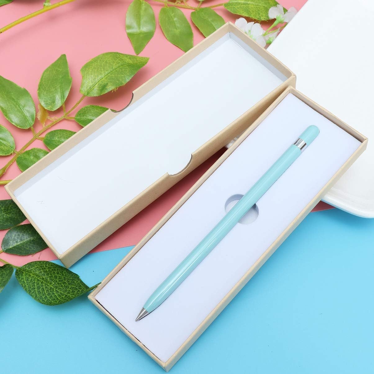 NUOBESTY matite meccaniche matite automatiche che disegnano matite senza per shool da ufficio azzurro - Image 8