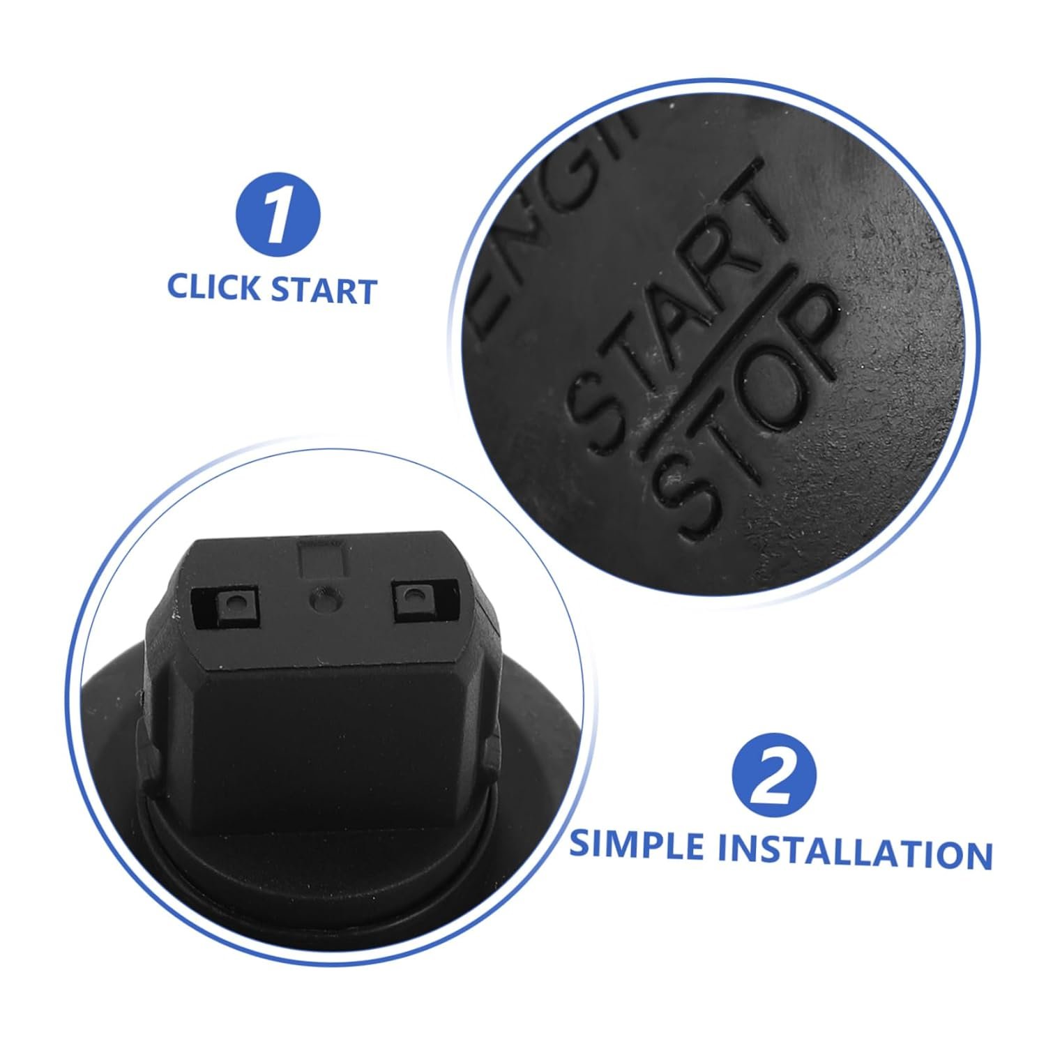GRADENEVE Avviamento Chiave Per Interruttore Push Start Con Tecnologia Avanzata e Resistente Facile Installazione e Compatibile Con Tutti Auto - Image 8