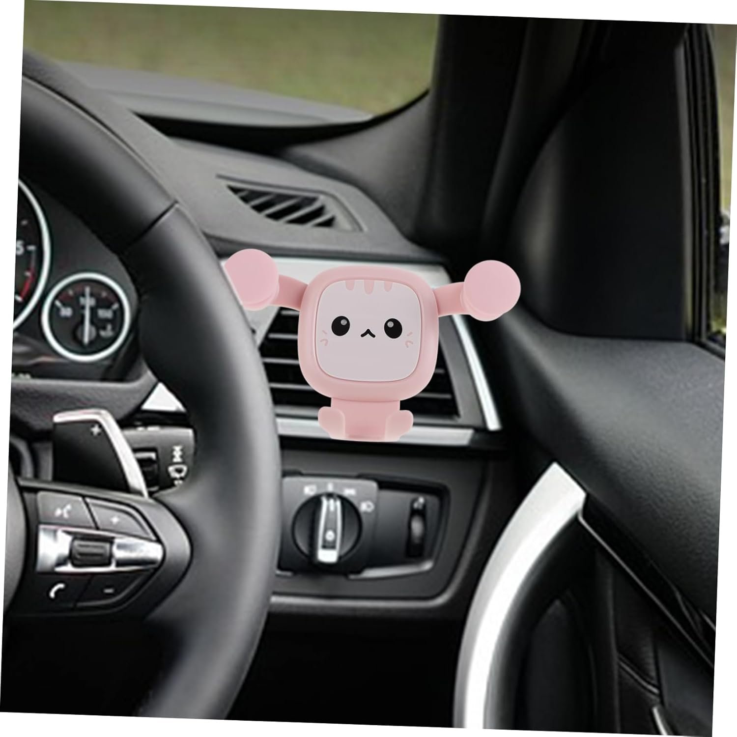 FUNOMOCYA per Smartphone Clip per Aria Auto Porta Telefono per Auto con Tecnologia per e Accesso Facile Compatibile con Tutti Telefono - Image 4